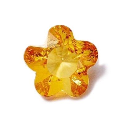 Necklace Charm - Orange Flower