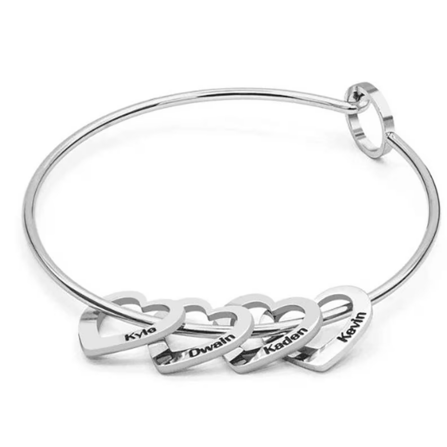 Light Gray Luxe® Name Bracelet