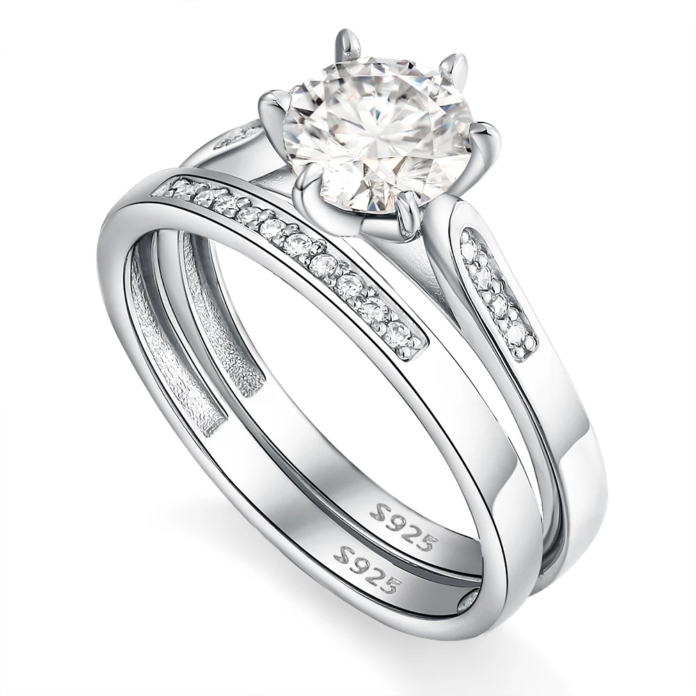 Riley Watson Jewellery Riley Watson® Engagement 925 Silver Ring Set by Riley Watson | Riley Watson Jewellery